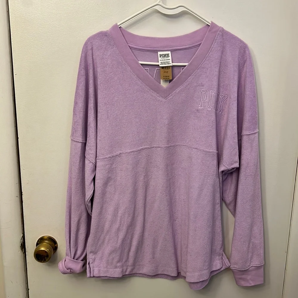 Pink Women’s Shirt Lavender Size XS NWT - Picture 2 of 5